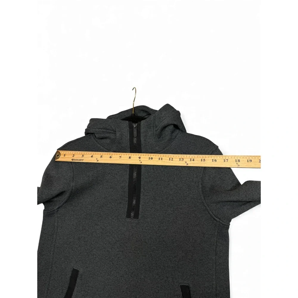 Lululemon‎ Fleece and Thank You Pullover Hoodie Womens 6 Heathered Gray 1/4 Zip